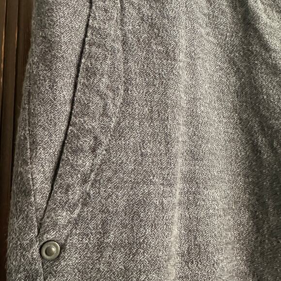 RAG & BONE | Gray Flannel Straight Leg Trouser Pants Slim Fit  | Size 34x34 - Picture 3 of 5